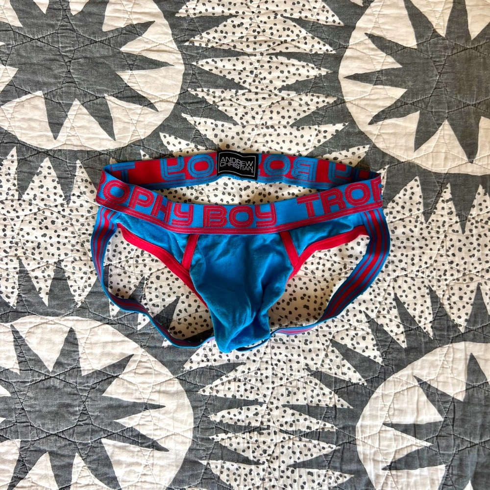 Blue & Red TrophyBoy Jockstrap